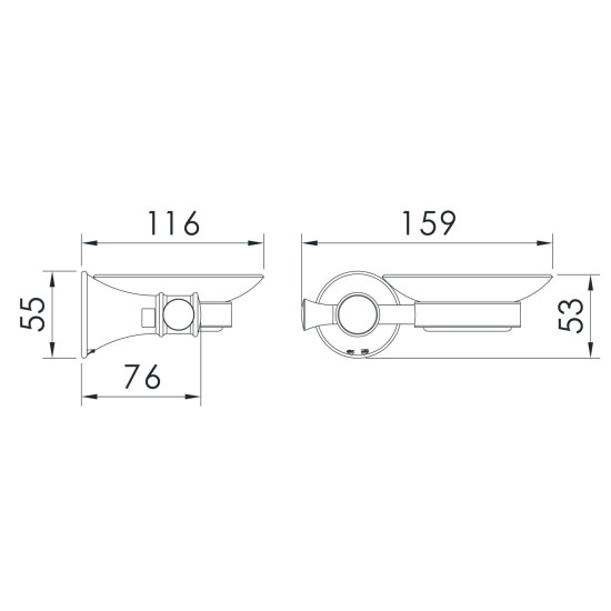 Мыльница Imprese Podzimu Ledove ZMK01170125