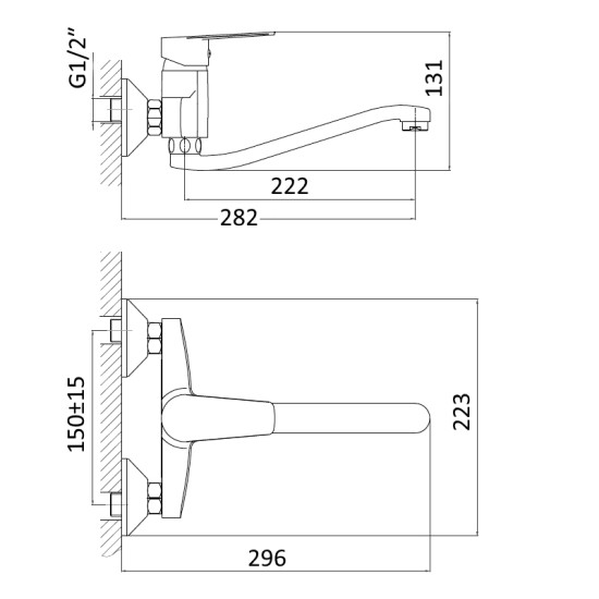 Змішувач для раковини RJ Lotus RBZZ002-7