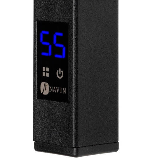 Рушникосушарка Navin Largo 500х1000 Sensor 12-244053-5010 правий, таймер, чорний муар