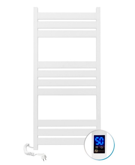 Полотенцесушитель Navin Largo 500х1000 Sensor 12-844153-5010 левый, таймер, белый бархат