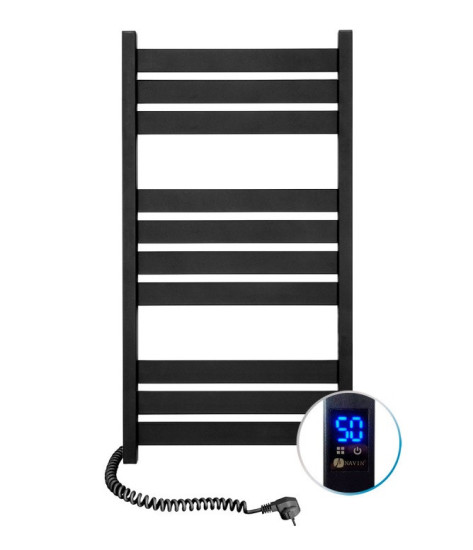 Полотенцесушитель Navin Largo 500х1000 Sensor 12-244153-5010 левый, таймер, черный муар