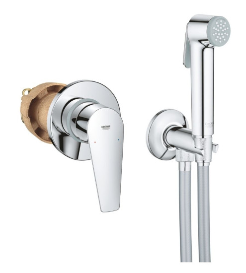 Гигиенический душ со смесителем Grohe BauEdge UA28343001