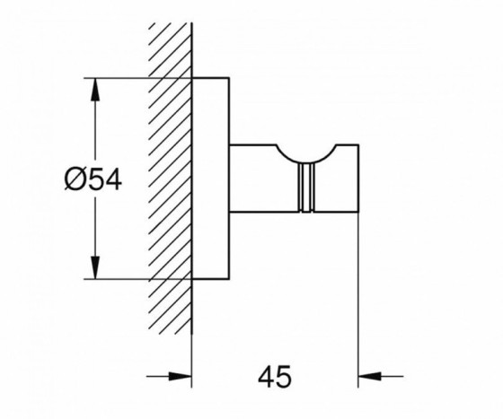 Крючок для полотенец Grohe Essentials 40364GL1