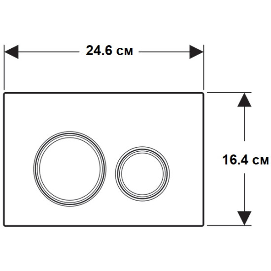 Панель змиву Geberit Sigma21 115.651.SJ.1