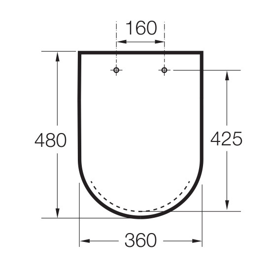 Крышка+сидение Roca Inspira Round A80152264B