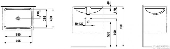 Раковина Laufen Pro S H8119630001091