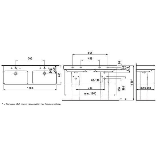 Раковина Laufen Pro S H8149680001041
