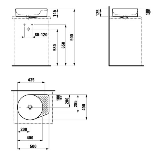 Раковина Laufen VAL H8122810001041