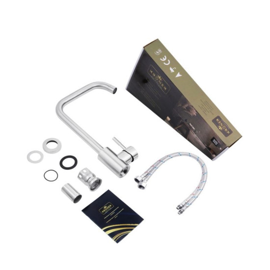 Кухонный смеситель Kroner KRP Edelstahl Klassisch-ESG037 (CV023001)