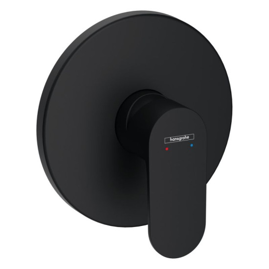 Смеситель скрытого монтажа для душа Hansgrohe Rebris S 72667670 черный матовый