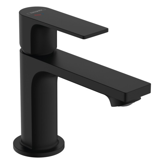 Смеситель для раковины Hansgrohe Rebris E 72553670 черный матовый