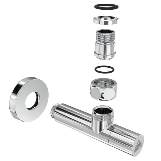 Кран Laris 1/2"-1/2" Подовжений (ZZ-5101) 71401048