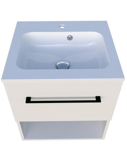Тумба с раковиной Fancy Marble (Буль-Буль) Mill 500
