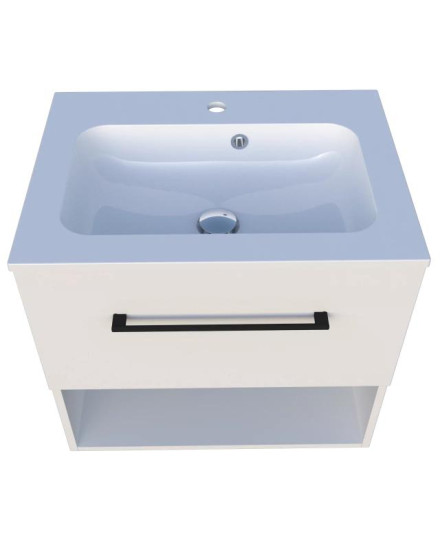 Тумба с раковиной Fancy Marble (Буль-Буль) Mill 600