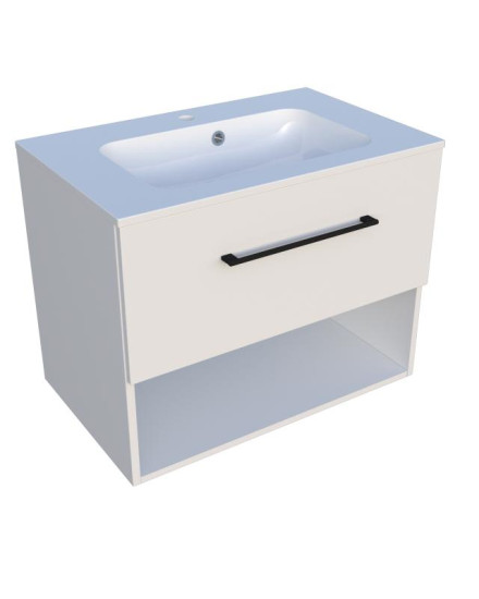 Тумба с раковиной Fancy Marble (Буль-Буль) Mill 700