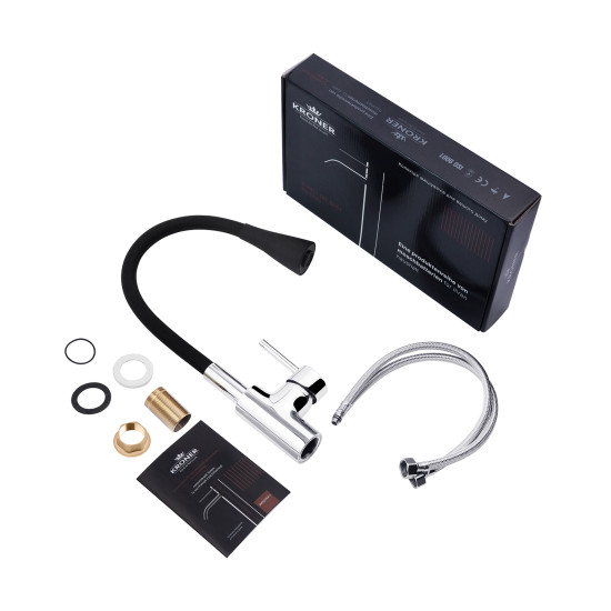 Кухонный смеситель Kroner KRP Kuche - C031BLK (CV024338)