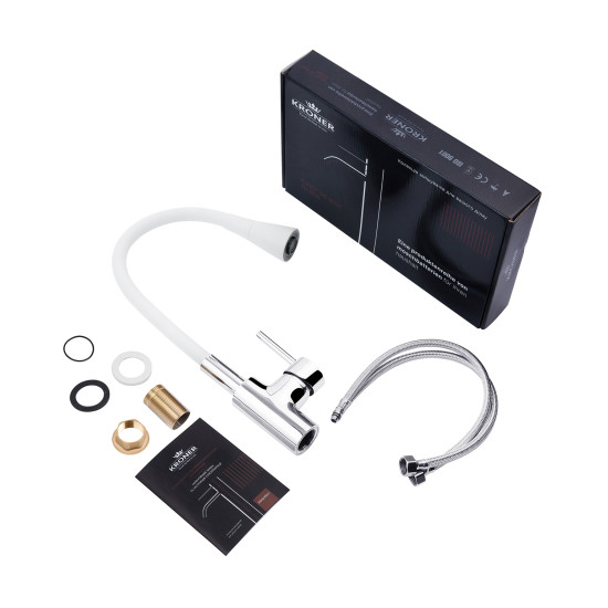 Кухонный смеситель Kroner KRP Kuche - C031WHI (CV024335)