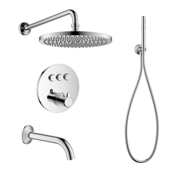 Душевая система скрытого монтажа Imprese Smart Click ZMK101901225