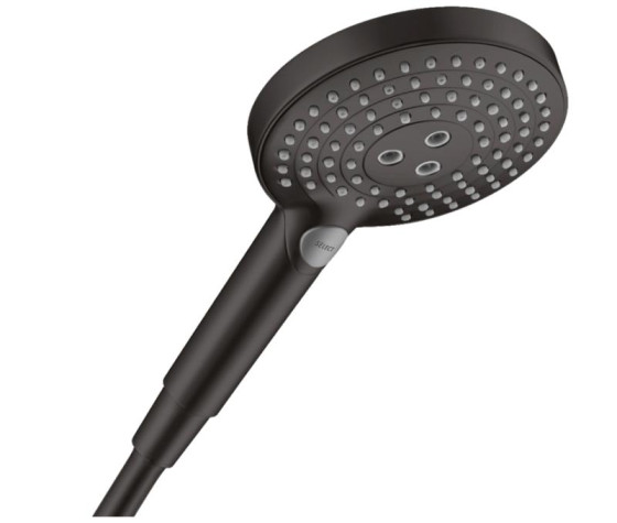 Лійка для ручного душу Hansgrohe Raindance Select S 120 3jet 26530670 чорний матовий
