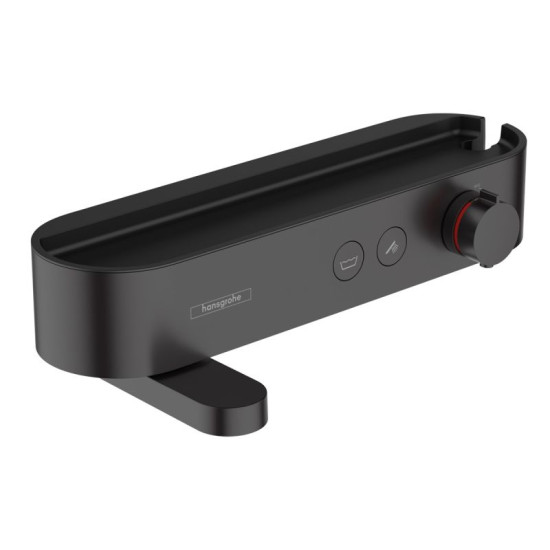 Смеситель термостатический для ванны Hansgrohe Shower Tablet 400 24340670 черный матовый
