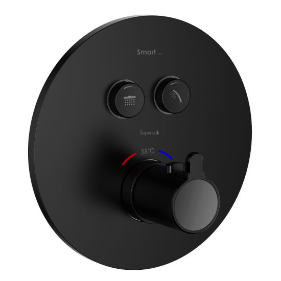 Змішувач термостатичний для душу Imprese SMART CLICK ZMK101901238 чорний