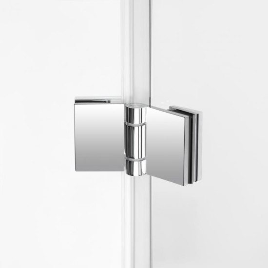 Душевая кабина Qtap Capricorn CRM1011SC6 Clear 2020x1000x1000 мм + поддон Tern 301112 100x100x12 см с сифоном