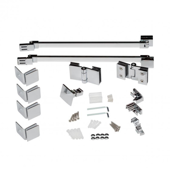Душевая кабина Qtap Capricorn CRM1099SC6 Clear 2020x900x900 мм + поддон Tern 309912C 90x90x12 см с сифоном