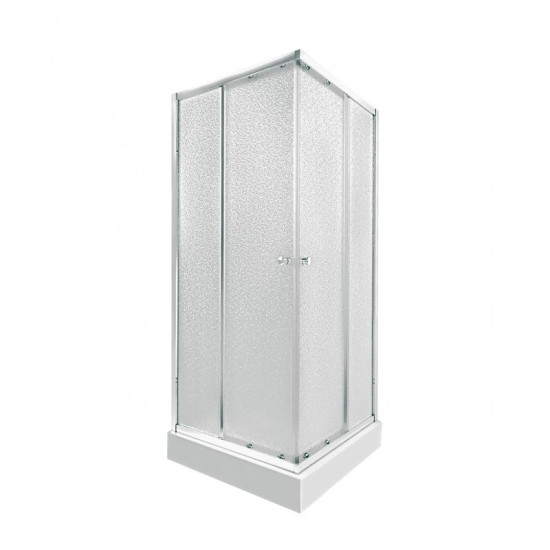 Душевая кабина Qtap Presto CRM1088SP5 Pear 1970x800x800 мм + поддон Tern 308812C 80x80x12 см с сифоном