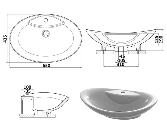 Раковина Snail Гармония 102A100