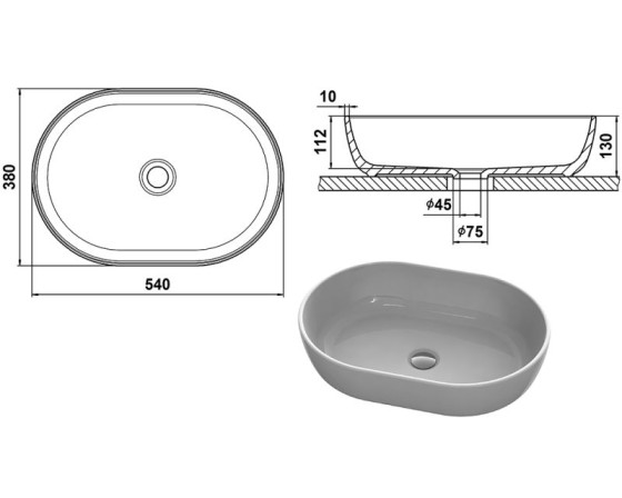 Раковина Snail Персія 175A100