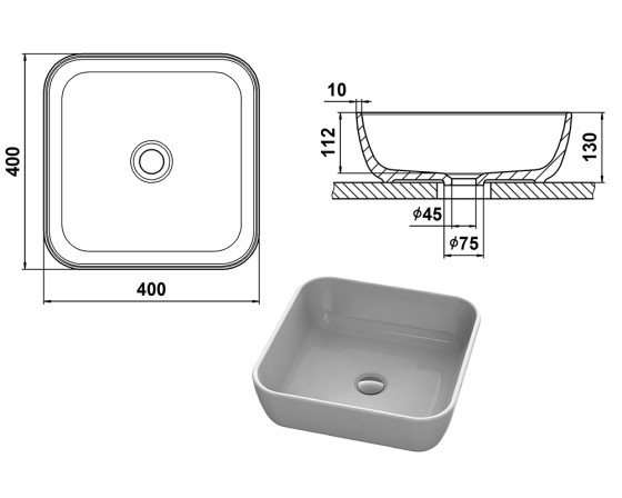Раковина Snail Палермо 178A100