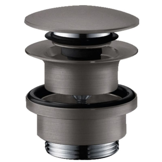 Донный клапан Hansgrohe push-open Brushed Black (50100340)