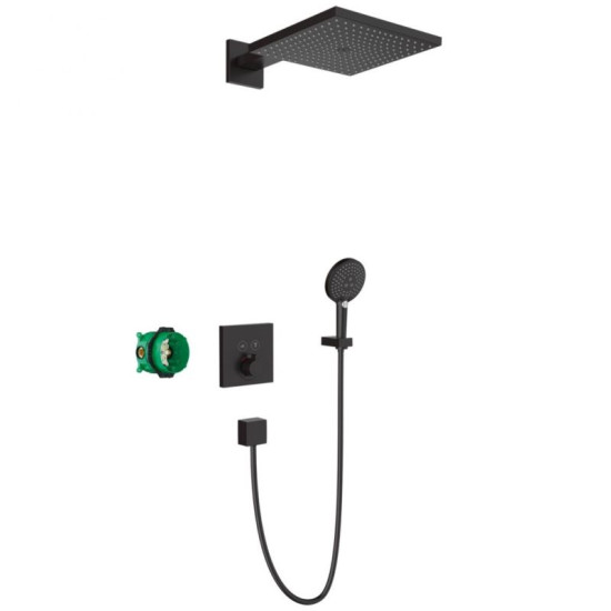 Душова система прихованого монтажу Hansgrohe Raindance E 300 27939670 чорний матовий