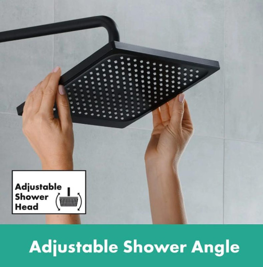 Верхний душ Hansgrohe Crometta E 240 1jet 26726670 черный матовый