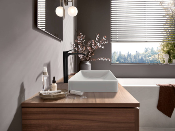 Змішувач для раковини Hansgrohe Vivenis 250 75042670 чорний матовий