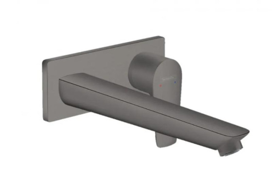 Смеситель для раковины скрытого монтажа Hansgrohe Talis E, 225 мм Brushed Black (71734340)