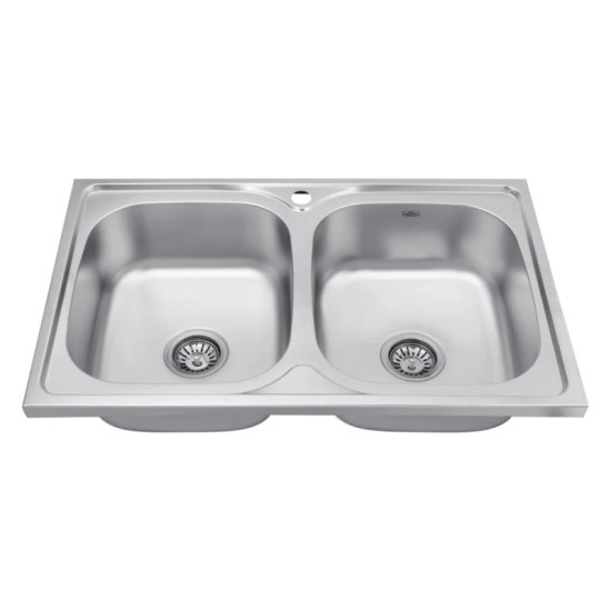 Кухонная мойка Kroner KRP Satin-5080Z (0,8 мм)(CV022822)