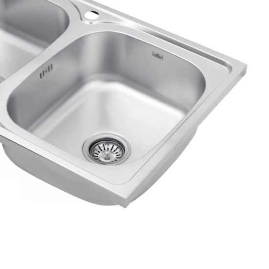 Кухонная мойка Kroner KRP Satin-5080Z (0,8 мм)(CV022822)