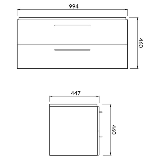 Тумба с раковиной Cersanit Lara S801-364 белый
