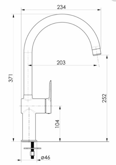 Кухонний змішувач Volle LIBRA 1521.110101