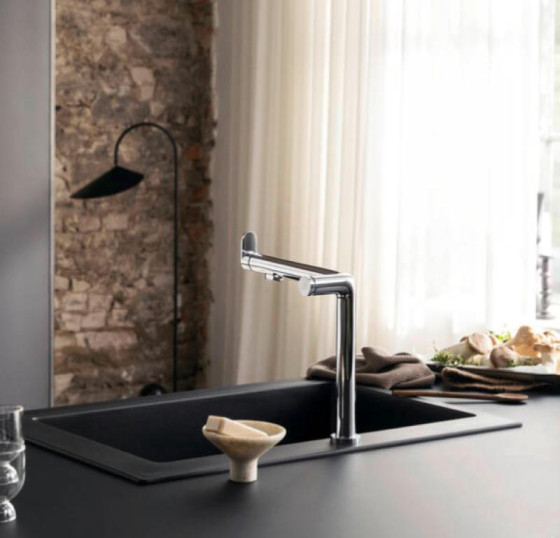 Кухонний змішувач Hansgrohe Aqittura M91 76804000