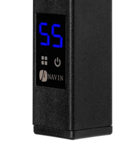 Полотенцесушитель Navin Классик Квадро 500x1200 Sensor 12-216153-5012 правый, таймер, черный муар