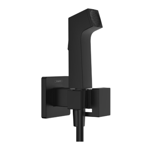 Гігіенічний душ зі змішувачем Hansgrohe Bidette 1jet E, чорний матовий (29233670)