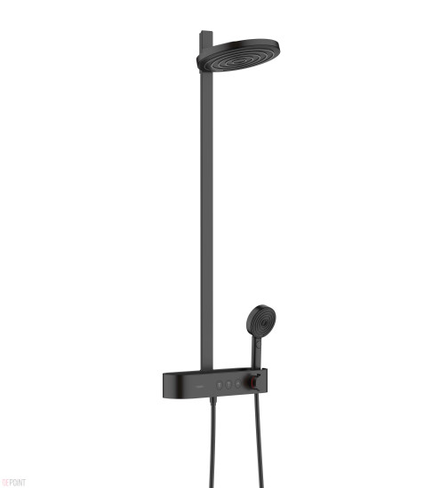 Душова система Hansgrohe Pulsify Showerpipe 260 24240670 чорний матовий