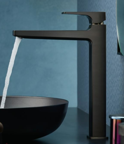 Змішувач для раковини Hansgrohe Metropol 32512340 чорний шліфований хром