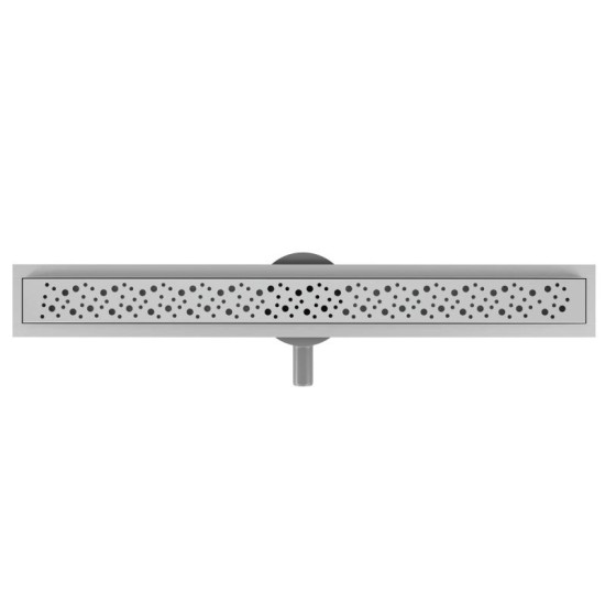 Линейный трап Volle MASTER LINEA Aire 800 с решеткой cepillado cromo 9046.211514