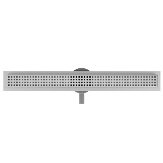 Лінійний трап Volle MASTER LINEA Celula 700 з решіткою cepillado cromo 9046.210814
