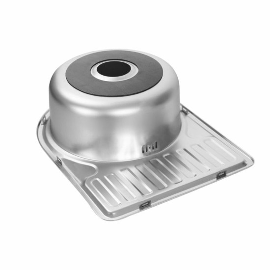 Кухонная мойка Platinum 5844 Сатин (0,8/180 мм)