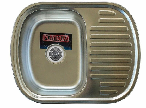 Кухонная мойка Platinum 6349 Декор (0,8/180 мм)