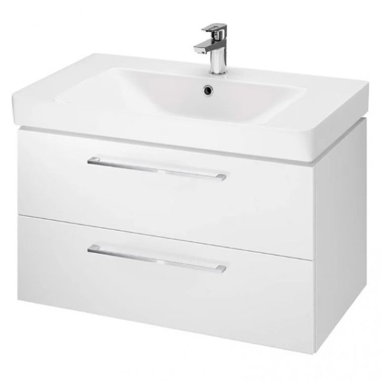 Тумба с раковиной Cersanit B389 Lara Mille 80 белый S801-361